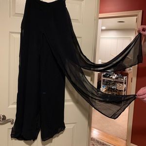 Formal Flowing Black Pants